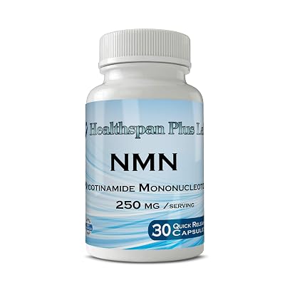 NMN Supplement, Nicotinamide Mononucleotide, Real NMN, NAD Boost, 30 Count 250mgserv