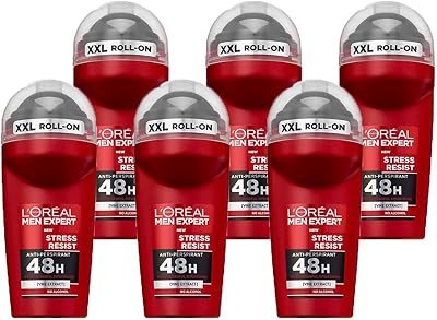 L'Oréal Men Expert 96H Stress Resist Anti-Perspirant Roll On Deodorant for Men
