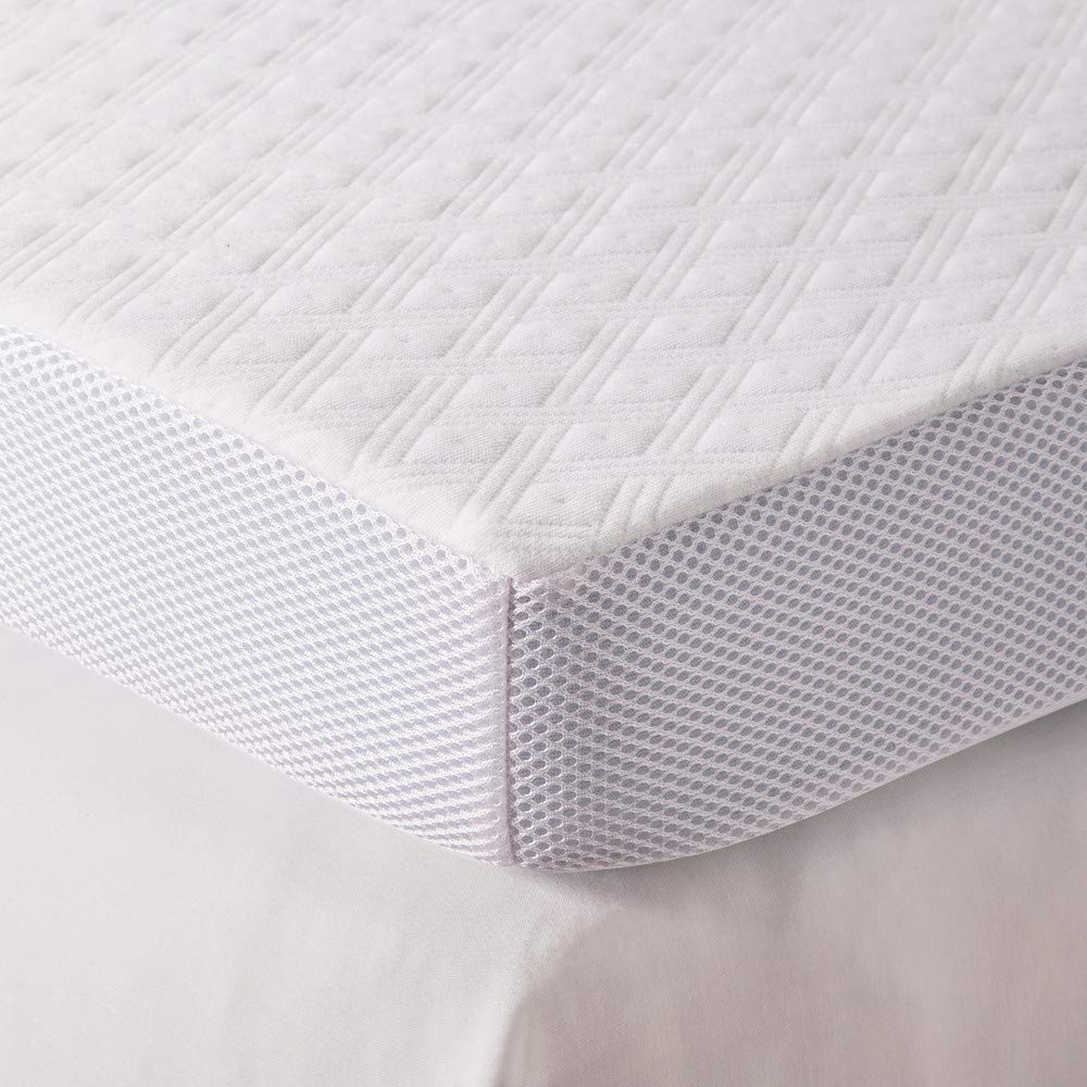 Fieldcrest 3 Serene Foam Mattress Topper White King