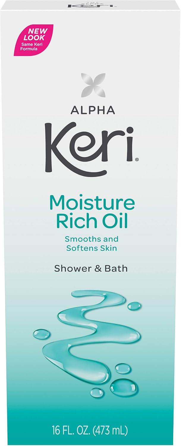 Alpha Keri Shower & Bath Moisture Rich Oil 16 oz: Health & Personal Care