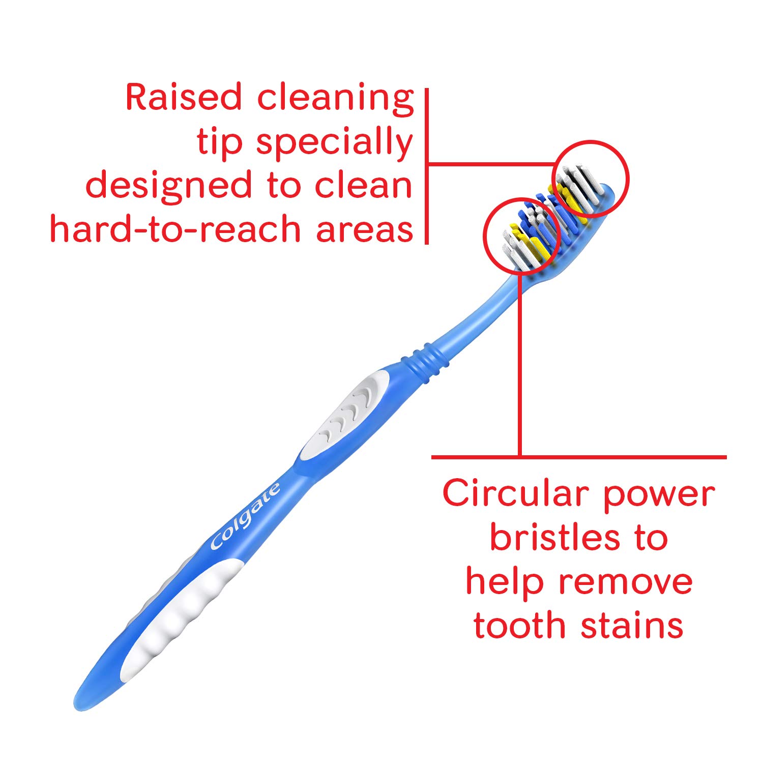 Colgate Extra Clean Full Head Toothbrush, Soft - 6 Count: Prime Pantry