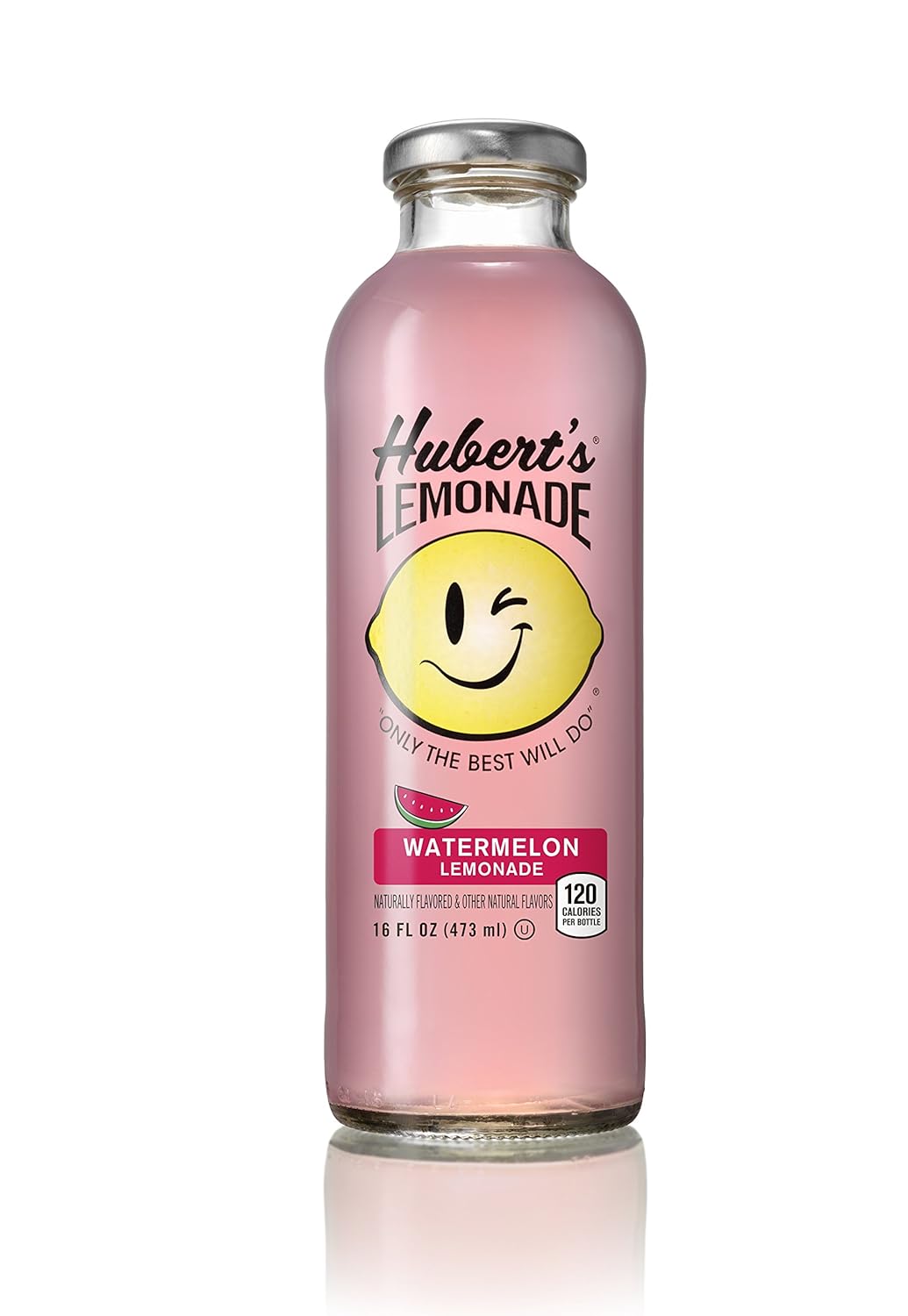 Hubert's Lemonade Watermelon Drink, 16 fl oz, 12 Pack