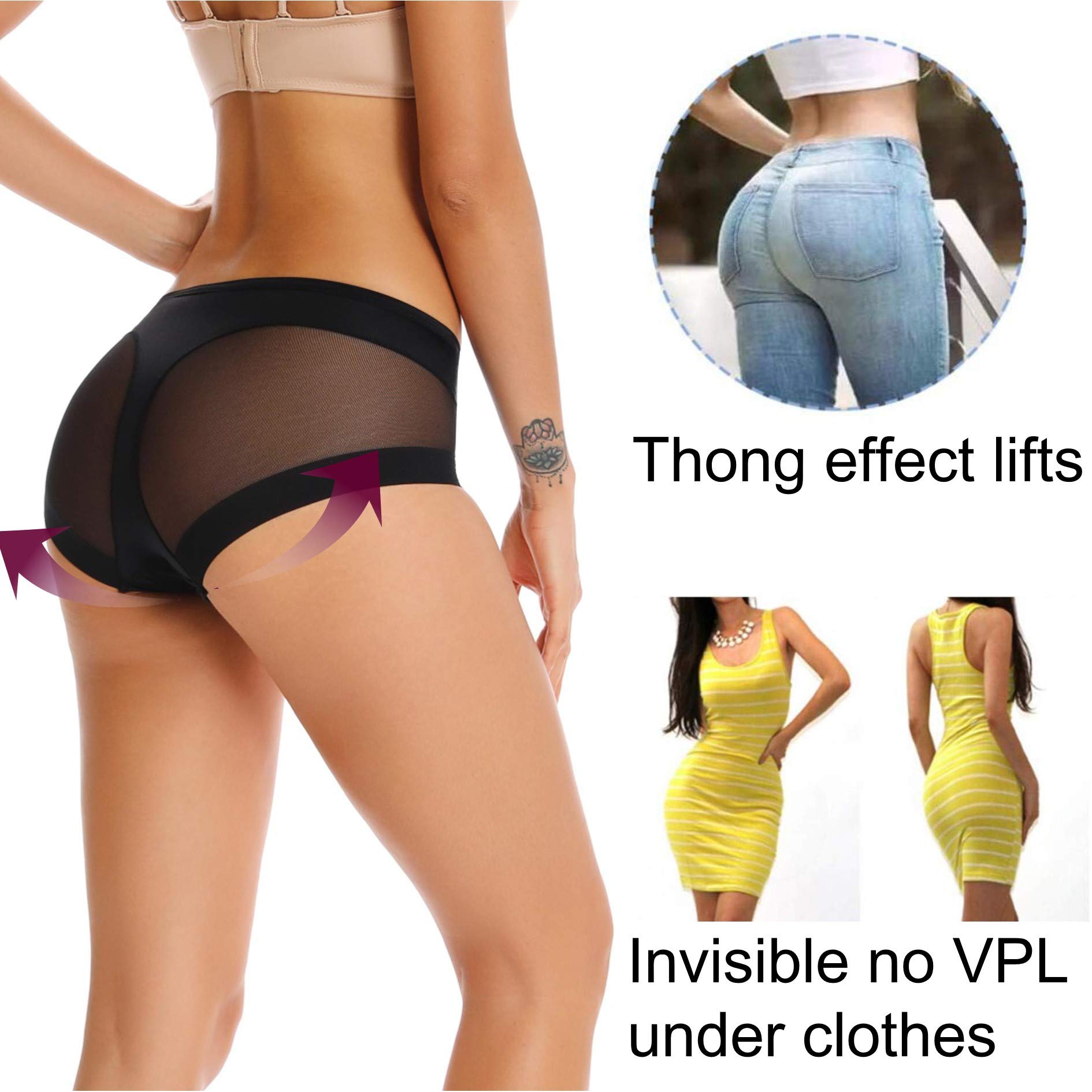 2 Packs No Panty Line Knickers Seamless Invisible Hipsters Panties Full Coverage Briefs Smooth