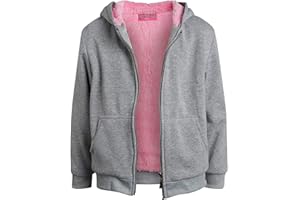 Coney Island Girls Hoodie - Cozy Soft Fleece Sherpa Lined Zip Up Hoodie Sweatshirt for Girls (Sizes Run Small: 4-16)