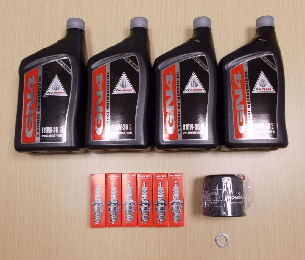 New 13 14 Honda Gl 1800 Gold Wing F6b Oe Basic Oil Service Tune Up Kit Amazon Co Uk Car Motorbike
