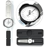 Dial Torque Wrench, 0.3-3 N.m Dial Torque Wrench, 1/4 inch pound Dial Torque Wrench, Precision Torque Meter, Division 0.03 N.m, Accuracy &plusmn;3%