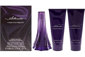 Christian Siriano Silhouette Intimate for Women - 3 Pc Gift Set 3.4oz EDP Spray, 6.76oz Body Lotion, 6.76oz Shower Gel