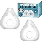 Two Brothers Trading Replacement Cushion Compatible with F20 AirFit AirTouch CPAP Mask, Premium and Snug Fit, Soft and Durable Material, Covers Nose and Mouth (Medium - 2 Pack)