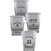 Jack Daniel's Double Old Fashioned Glass DOF Set of 4