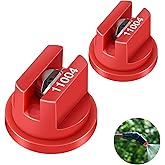 Saillong 11004 Flat Spray Tip, 110&deg; Flat Fan Nozzle, 2 Pcs | 0.18-0.37 GPM, 30-60 PSI, Sprayer Nozzle Tips for Garden, Greenhouse &amp; Agricultural Knapsack Sprayers