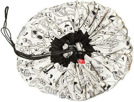 Doodling Play Mat Bolsa de Lona para Almacenamiento de Juguetes