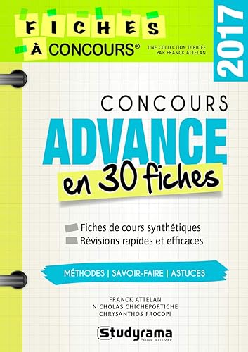 Download Concours advance en 30 fiches PDF