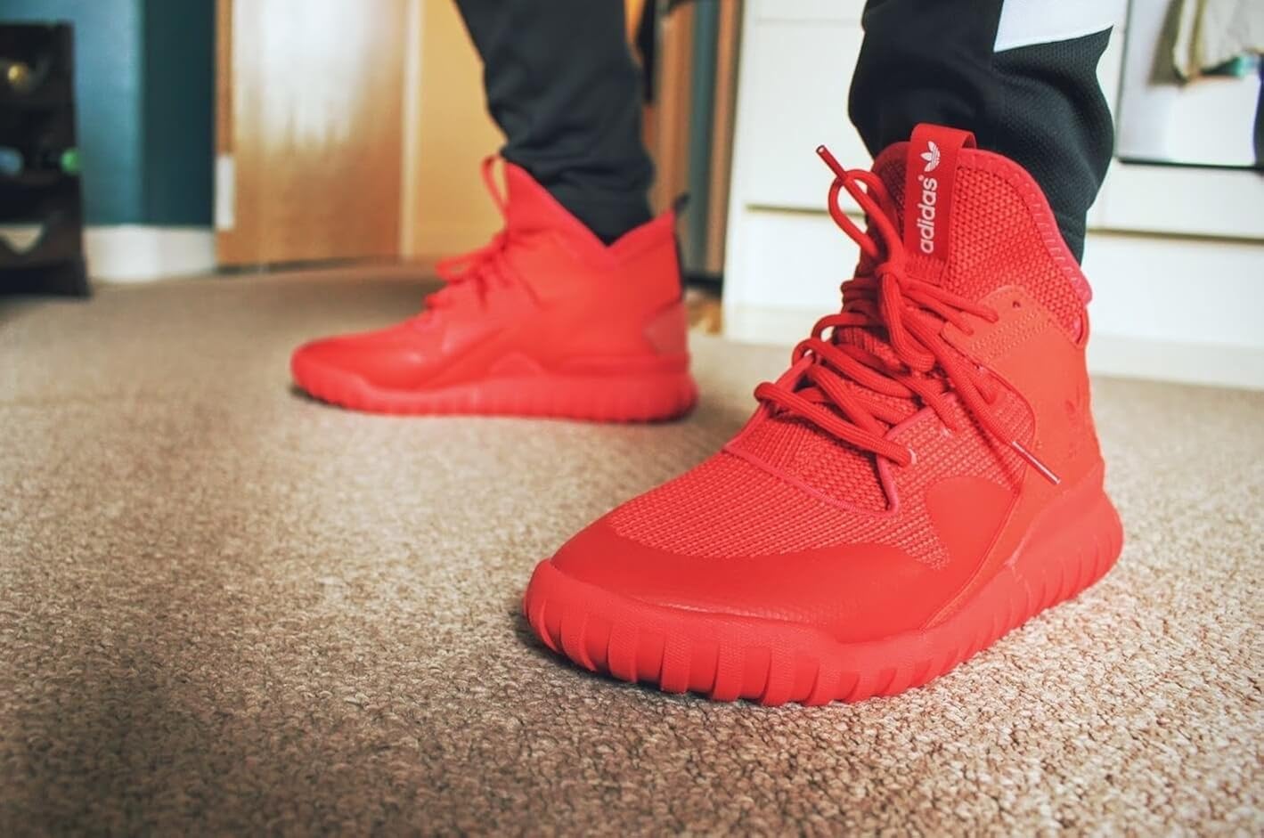 adidas originals tubular x red