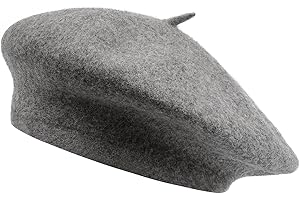 Croogo French Beret Wool Blend Women Beret Classic Vintage Beanie Cap Warm Artist Winter Hat Painter Hats