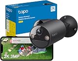 Tapo C411 2K 3MP Battery Security Camera Outdoor Wireless Solar Color Night