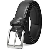 SENDEFN Mens Belts Leather Belt for Men 1 1/4" for Casual Jeans Dress Pants with Gift Box