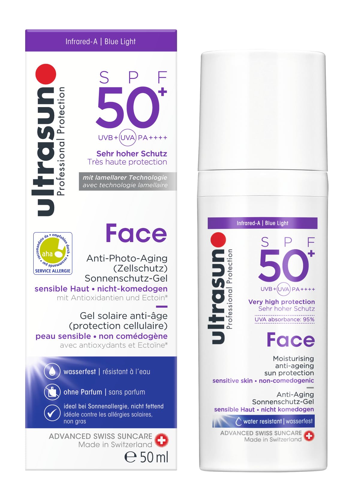 Ultrasun Anti-Ageing Face SPF50+ 50ml , Pack of 1