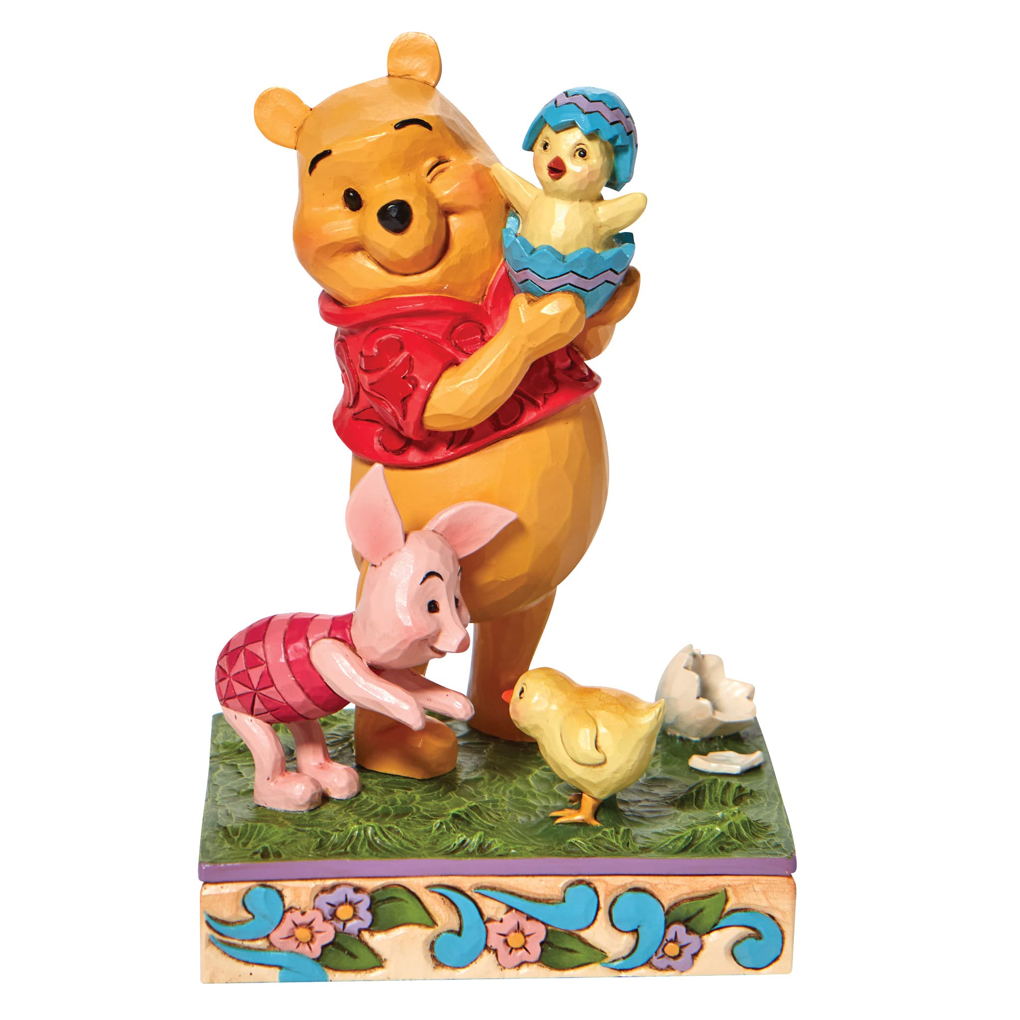 Disney Traditions Easter Pooh Piglet Figurine, height 15cm