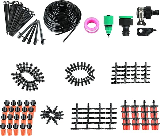 Yaegoo - Kit de riego por goteo, sistema de riego por goteo ...