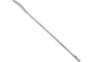 Scientific Labwares Stainless Steel Double Ended Micro Lab Spatula Sampler Hayman Style (6.5 in. (16.5 cm), Micro Spoon)