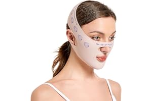 Aniboow Face Lifting Strap, V Line Thin Face Slimming Belt Chin Lift Mask for Men and Women, Double Chin Reducer Tape Soft Hi