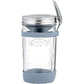 Kilner 0.5 Litre All In One Food to Go Jar Set With Stainless Steel Spork