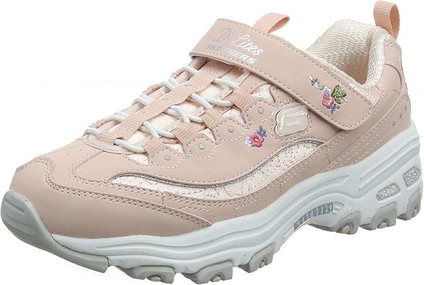 skechers d lites pink
