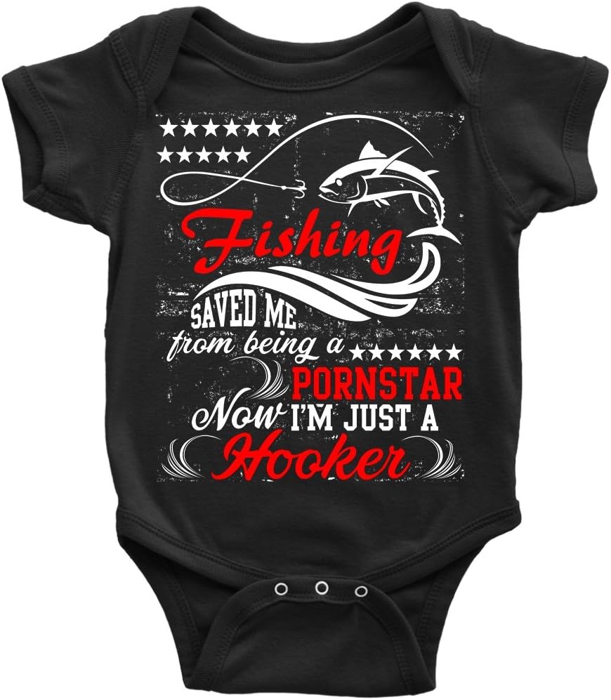 Fishing Saved Me Baby Bodysuit, Being A Pornstar T Shirt