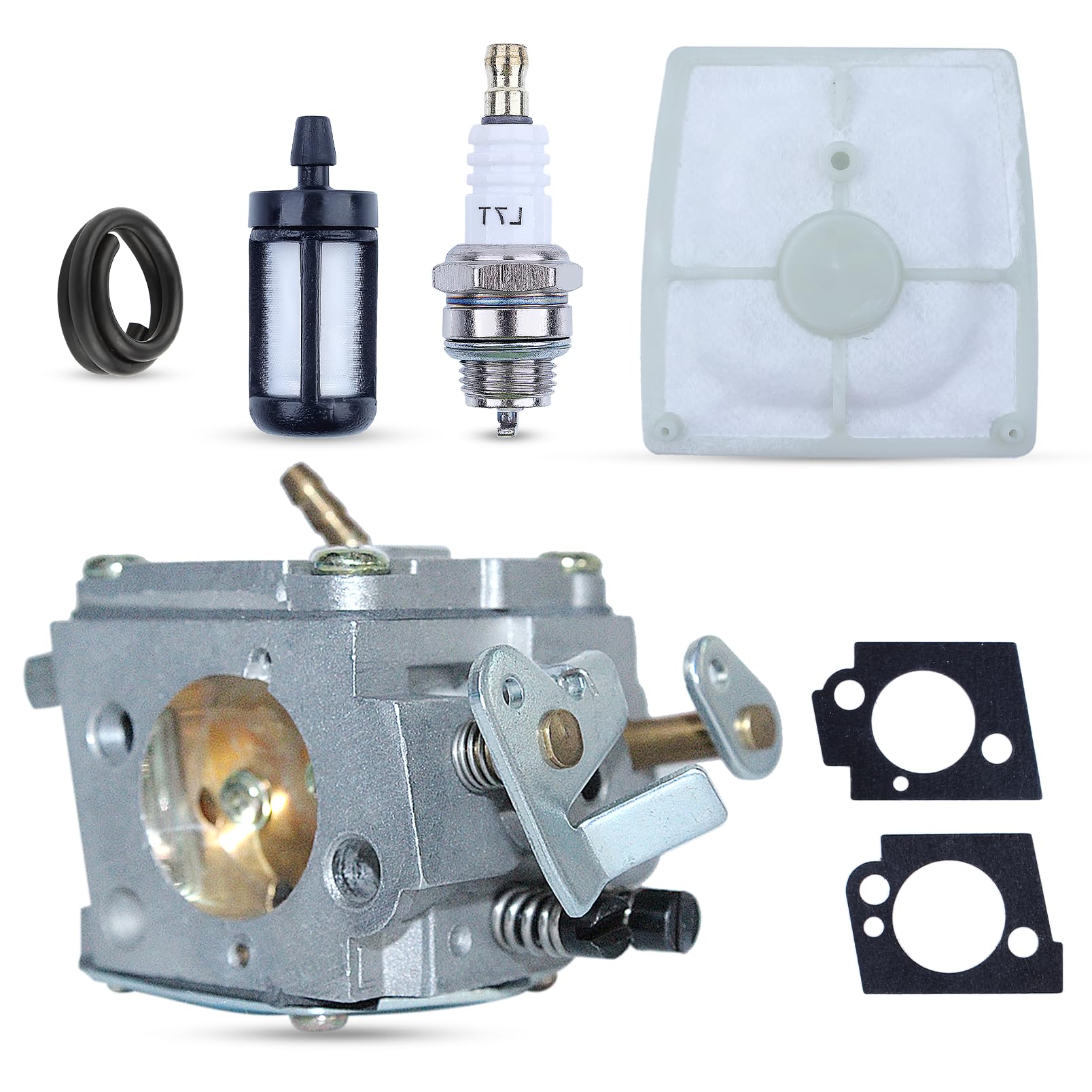Haishine Carburetor with Fuel Filter Line Air Filter Spark Plug Fit for STIHL 041 041AV 041 Farm Boss