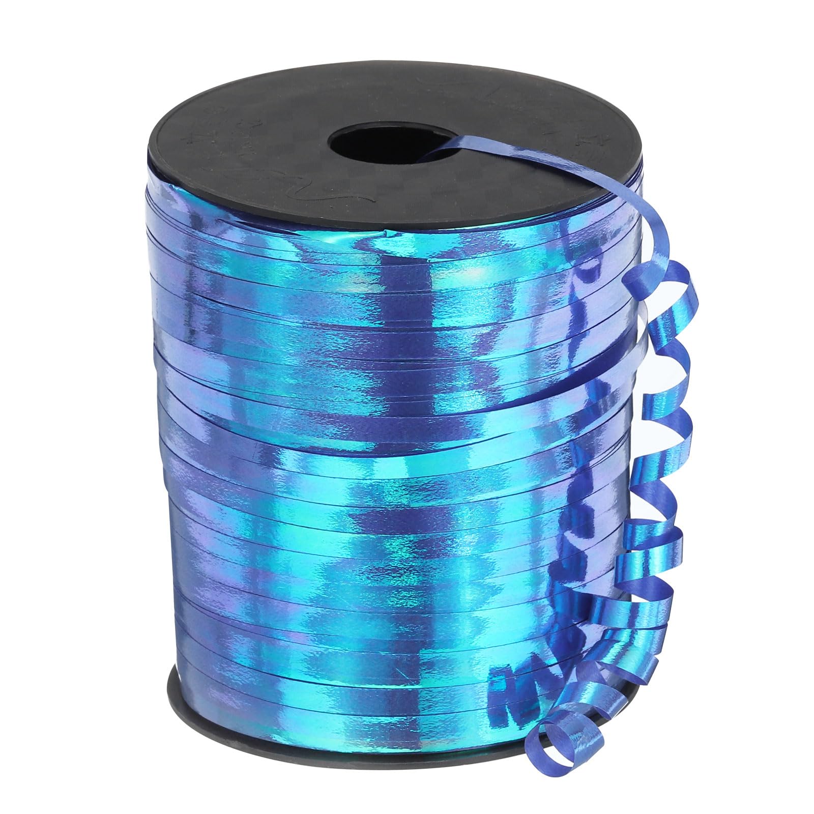 PATIKIL 500 Yards Metallic Curling Ribbon Shiny Crimped Balloon String 5mm for Christmas Party Florist Decoration Gift Wrapping Blue