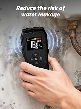 Mecurate Pinless Moisture Meter 4 Modes 9 Settings Backlit LCD view 3