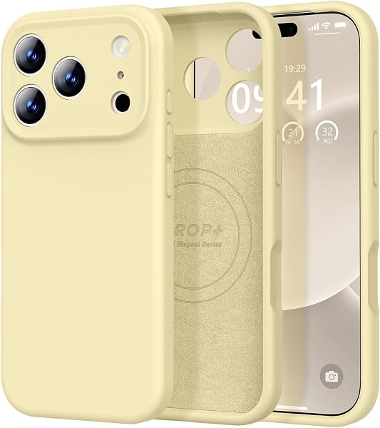 Vooii Magnetic for iPhone 17 Pro Max Case, Compatible with Magsafe (Premium Liquid Silicone) (Integrated Camera Control Butto