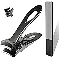 Werlla Toenail Clippers for Thick Toenails, Long Handle Wide Jaw Opening Nail Clippers for Adult, Men, Seniors, Extra Large Heavy Duty Toenail Clippers for Fingernail & Ingrown Toenail (2 Piece Set)