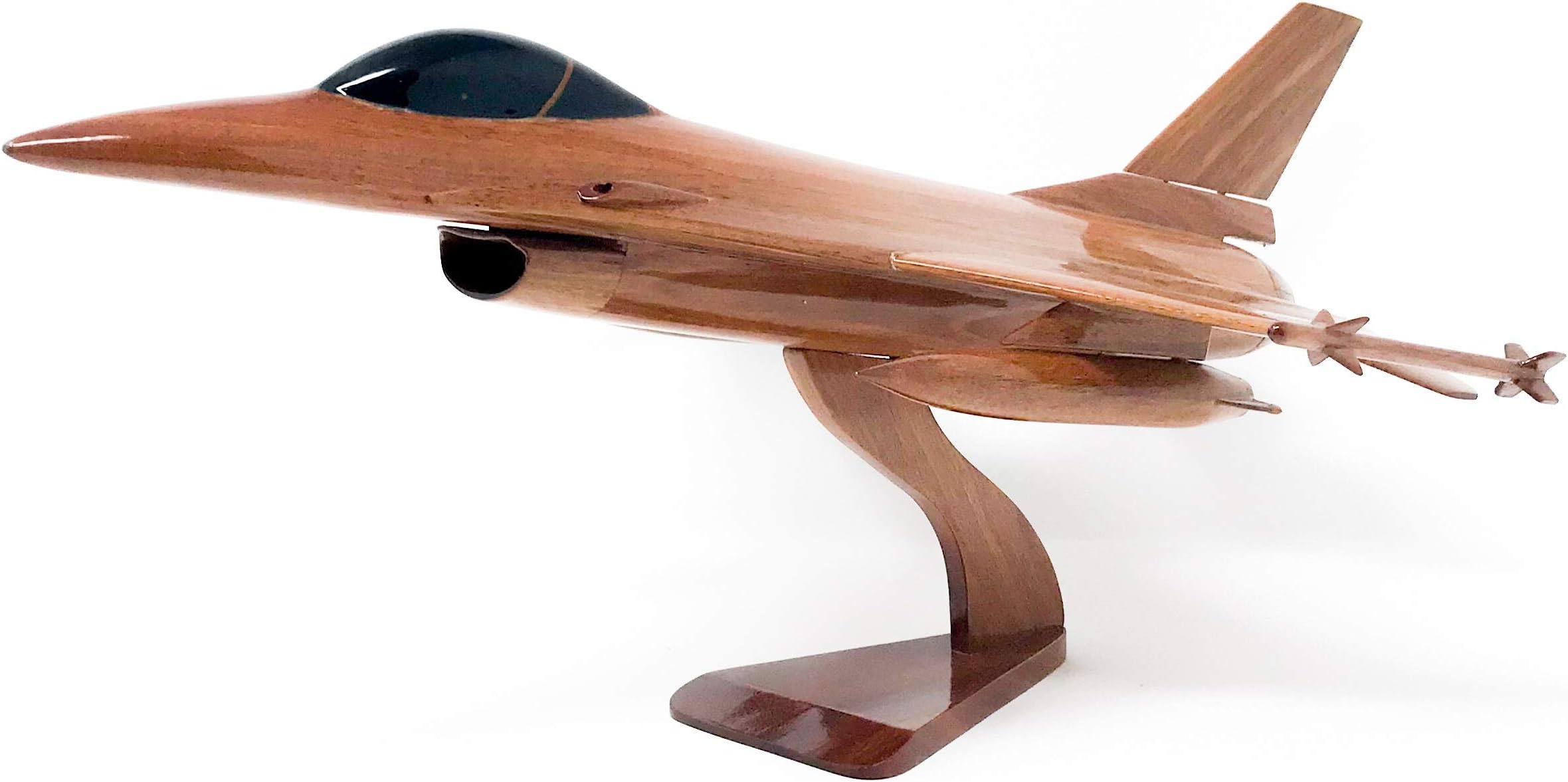 F-16 Falcon Airplane Wood Model
