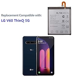 SWARK Battery BL-T46 Compatible with LG V60 ThinQ