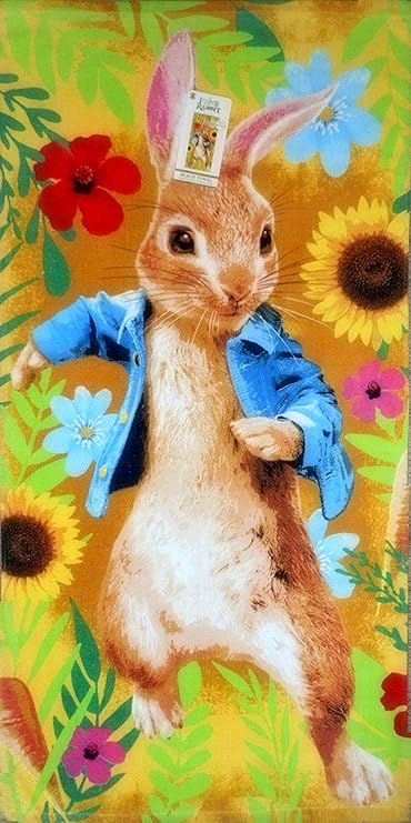 peter rabbit bath towel