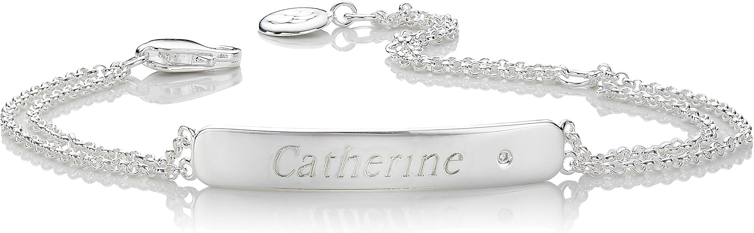 baby's christening bracelet