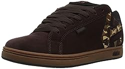 Etnies Men's Fader Skate Shoe, Brown/Black/Gum, 7