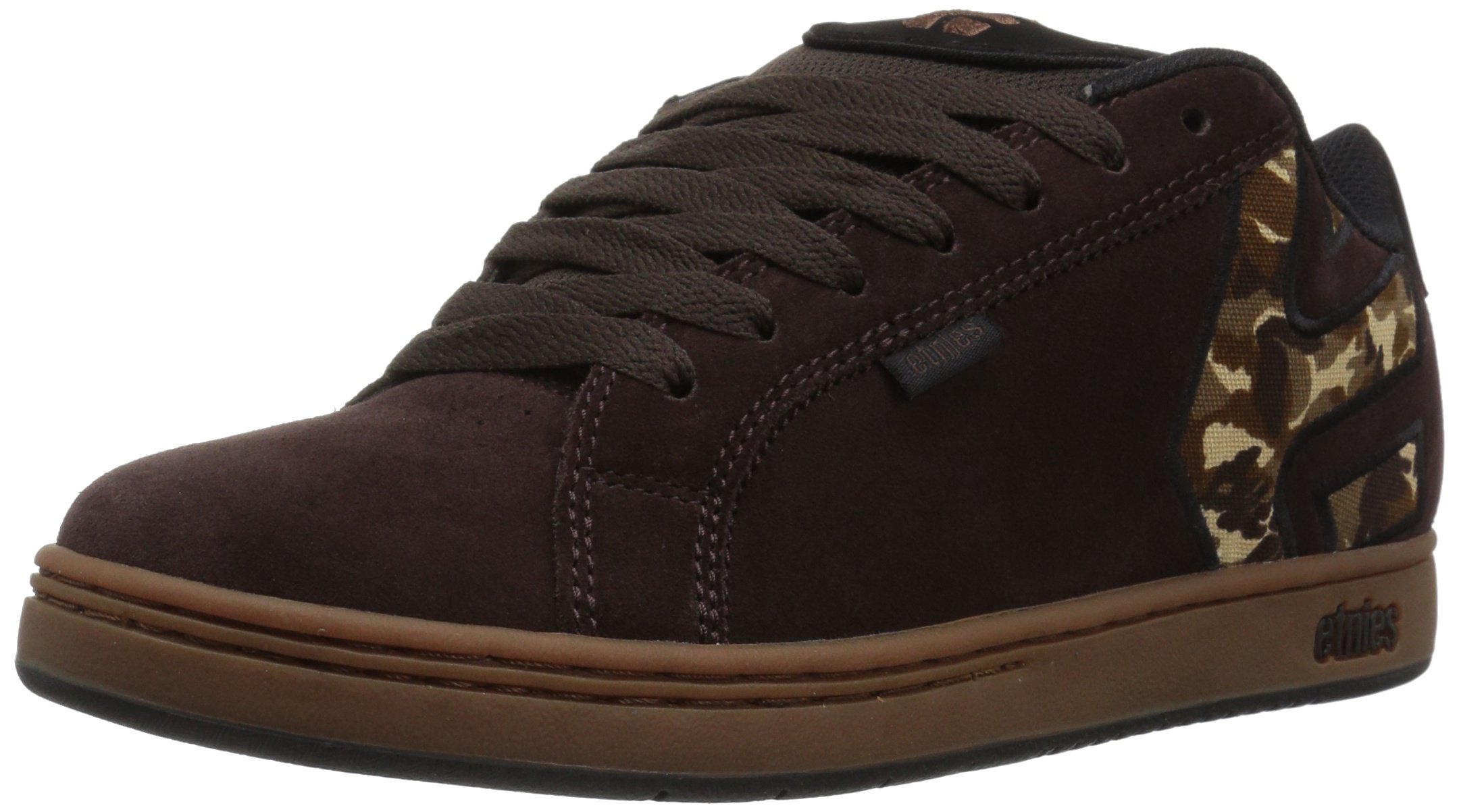 Etnies Men's Fader Skate Shoe, Brown/Black/Gum, 7