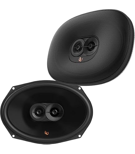 Infinity Kappa 693M 6x9 & 63XF 6.5" Coaxial Car Speaker System - 3-Way & 2-Way, High Output, 3-Ohm-939548