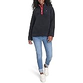 Tommy Hilfiger womens 1/4 Zip Mockneck Sherpa Soft Pullover