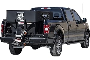 Buyers Products SaltDogg SHPE1000 Commercial Salt & Sand Spreader w/ Electric Drive Hopper, Made In The USA, 1.0 Cu Yds Capacity, Stainless Steel Auger, Light/Medium Duty Commercial Salt Spreader