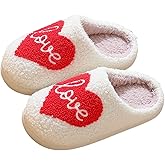 HBDHEJL Toddler Boys Girls House Slippers Indoor Home Shoes Slippers for Kids Comfy Soft Winter Warm Valentine's Day Gifts