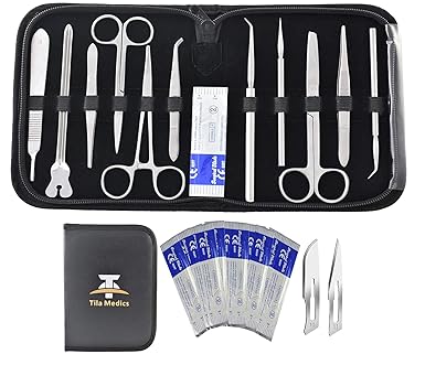 Amazon Com 22pcs Advanced Dissection Kit For Medical Biology Veterinary Students Anatomy Lab Botany Animal Frog Etc Dissecting Kit Premium Stainless Steel Scalpel Knife Handle 11 Blades Industrial Scientific Amazon Com 22pcs Advanced Dissection Kit For Medical Biology Veterinary Students Anatomy Lab Botany Animal Frog Etc Dissecting Kit Premium Stainless Steel Scalpel Knife Handle 11 Blades Industrial Scientific