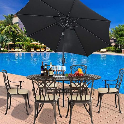 Mesa con sombrilla Las mejores mesas.