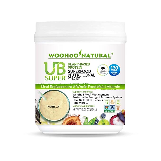  Woohoo Natural Plant Based Protein Superfood