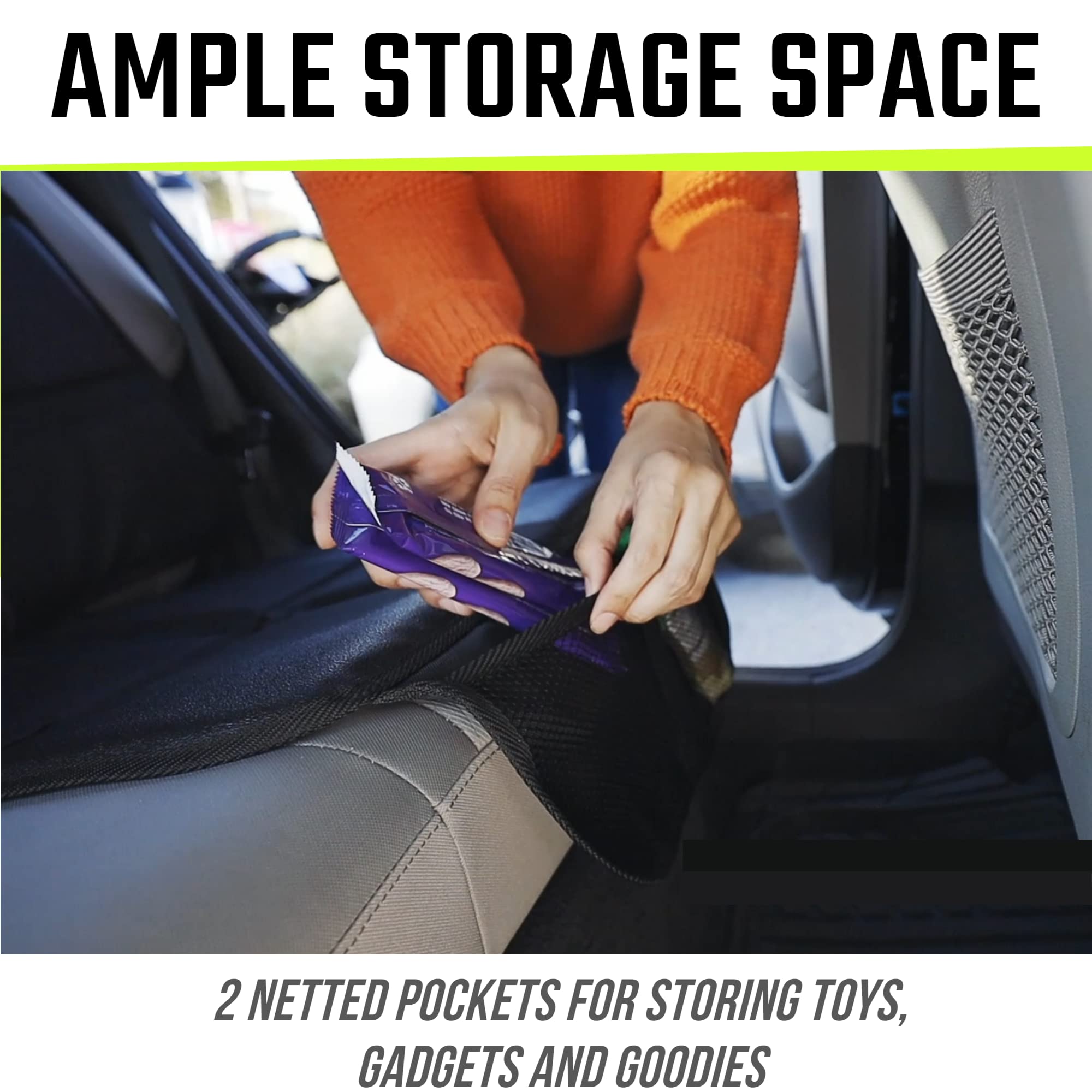 Sunferno Car Seat Protector for Child Car Seat – Baby Car Seat Cover for Ultimate Protection | Keeps Upholstery Clean, Safe & Damage-Free | Waterproof, Padded & Anti-Slip for Stress-Free Rides
