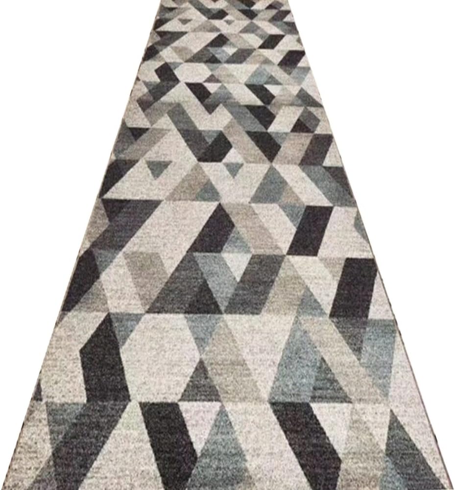 XXAN Hallway Rugs Aisle Carpet Super Soft Non-Slip Wear-Resisting Durable Multi-Size European Style Thickness 6mm (Color : C, Size : 1m x 5m)