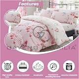 Gaveno Cavailia Luxury Bedding Duvet Cover Set Pink Birds Flowers Single view 4