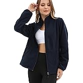 Argstar Women's Fleece Jacket with 6 Pockets (XS-2XL)